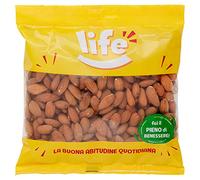 Life | Mandorle Sgusciate, Frutta Secca Ricca di Fibre e Vitamine, Snack Fonte di Calcio, Forsforo e Magnesio, Formato Convenienza 400g