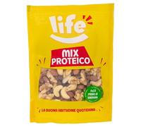 LIFE Mix Proteico Frutta Secca - Mandorle Sgusciate, Anacardi, Noci Sgusciate, Uva Sultanina - Pratica Confezione Apri e Chiudi, Vegano 100% Naturale, Formato Convenienza 300g