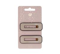 Life Mollette per capelli grandi beige/nero 2 pz