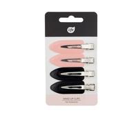 Life Mollette per Capelli Nero/Rosa 4 pz