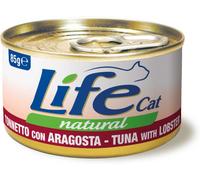 Life Pet Care Natural Cat Lattina Multipack 24x85G TONNO CON ARAGOSTA