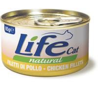 LifeCat Natural Adult umido gatto 6 x 85 g - Filetti di Pollo