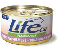 LIFE PET CARE Natural Cat Lattina Multipack 6x85G TONNO CON SALMONE