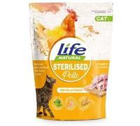 Life petcare Life Cat Croccantini per Gatti Sterilizzati con Pollo 800g