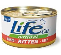 Life petcare Life Cat Natural Kitten Manzo Lattina 85gr