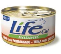 Life petcare Life Cat Natural Tonno con Formaggio Lattina 85gr