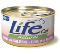 Life petcare Life Cat Natural Tonno con Salmone Lattina 85gr