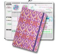 Life Planner Agenda Motivazionale Made in Italy | Agenda 12 Mesi | da Gennaio a Dicembre 2025 | Planner Settimanale e Mensile | Spazi Dedicati a Pensieri e Riflessioni (Ethnic 3D, Piccola)