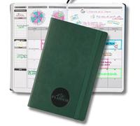 Life Planner Agenda Motivazionale Made in Italy | Agenda 12 Mesi | da Gennaio a Dicembre 2025 | Planner Settimanale e Mensile | Spazi Dedicati a Pensieri e Riflessioni (Abetone Green, Piccola)