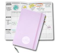 Life Planner, Agenda Motivazionale Made in Italy, Agenda 12 Mesi, da Gennaio a Dicembre 2026, Planner Settimanale e Mensile, Spazi Dedicati a Pensieri e Riflessioni (Pastel Violet, Piccola)