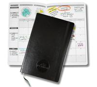 Life Planner, Agenda Motivazionale Made in Italy, Agenda 12 Mesi, da Gennaio a Dicembre 2026, Planner Settimanale e Mensile, Spazi Dedicati a Pensieri e Riflessioni (Classic Black, Piccola)