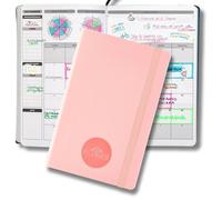 Life Planner Agenda Motivazionale Made in Italy | Agenda 16 Mesi | da Settembre 2024 a Dicembre 2025 | Planner Settimanale e Mensile | Spazi Dedicati a Pensieri e Riflessioni (Pink Vivella)