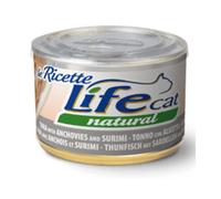 Life Cat Natural Le Ricette 150 gr: Tonnetto con Alicette e Surimi