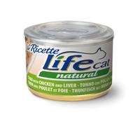 Life Cat Natural Le Ricette 150 gr: Tonnetto con Pollo e Fegatini