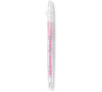 LIFE SMILE Penna a sfera sottile cancellabile, punta da 0,38 mm, stile bussante, trasparente (rosa)