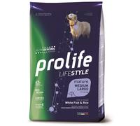 Life Style Mature Medium/Large White Fish & Rice - 12KG