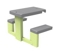 Life Tavolo da picnic 2 panche Compatibile con molte case Materiale riciclato