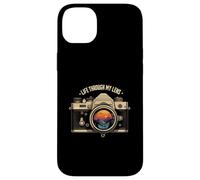 Life Through My Lens Camera Photographer Nature Sunset Art Custodia per iPhone 14 Plus