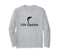 Life Update Just Trying to Stand Up Straight Funny Maglia a Manica