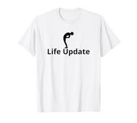Life Update Just Trying to Stand Up Straight Funny Maglietta