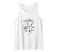 Life Without Coffee Is Scary Citazione Caffeina Addict Humor Canotta