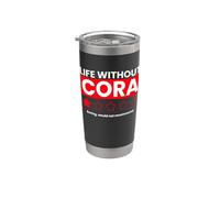 Life Without Cora Boring non consiglierebbe una recensione divertente Bicchiere termico in acciaio inox doppia parete