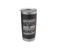Life Without Jesus Is Like An Unsharpened Pencil Bicchiere termico in acciaio inox doppia parete