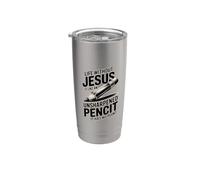 Life Without Jesus Is Like An Unsharpened Pencil Bicchiere termico in acciaio inox doppia parete