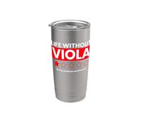 Life Without Viola Boring non consiglierebbe una recensione divertente Bicchiere termico in acciaio inox doppia parete