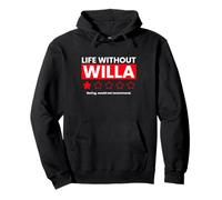 Life Without Willa Boring Non consiglierebbe Una recensione Divertente Felpa con Cappuccio