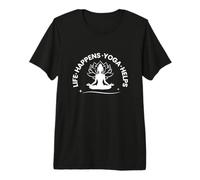 Life Yoga Helps Meditation Maglietta Premium