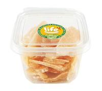 Life | Zenzero Disidratato Zuccherato, Fonte di Manganese e Calcio, Frutta Essiccata in Pratica Vaschetta Richiudibile 200 g