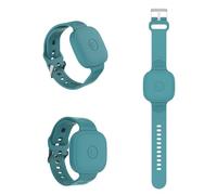 Life360 Mate 2024 - Braccialetto protettivo impermeabile per piastrelle, in morbido silicone, con cinturino integrale (verde)