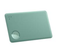 Life360 Slim - Localizzatore e tracker Bluetooth per portafogli, etichette di bagagli, passaporti e altro. Compatibile con iOS e Android. Trova telefono. Pacchetto da 1 (Seaglass)