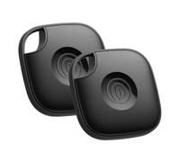 Life360 Tile - Localizzatore Bluetooth, trova chiavi e oggetti per chiavi, borse e altro ancora, compatibile con iOS e Android, confezione da 2 (nero)