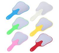 LifeBest Specchio a Mano Dentale Casuale Specchio a Forma di Dente molare a Forma di Dente con Maniglia per Salone da Dentista Parrucchieri e Specchio Portatile di Bellezza per Trucco, rasatura