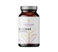 LIFEBLOOM BlooMag 90 Capsule - Magnesio Malato + Citrato e Vitamina B6 Attiva