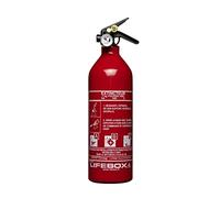 Lifebox EXT01 - Estintore a polvere ABC, 1 kg