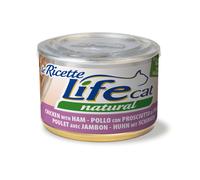 Lifecat Le ricette: Pollo con prosciutto e fagiolini 150gr - Maxiformato con tappo salva sprechi