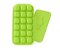 LifeChic Alveare Ghiaccio Verde con Tappo di Rabbocco - Vassoio in Plastica 18 Cubetti, Stampo per Cubetti di Ghiaccio, Facile da Usare