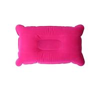 LifeChic Cuscino da Viaggio Gonfiabile 38x24cm Fucsia - Comfort e Sostegno per Collo, Perfetto per Viaggi e Relax, Aereo, Auto, Treno e Ufficio, Facile da Gonfiare