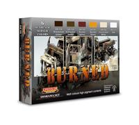 Lifecolor Set di colori acrilici CS29 Burned