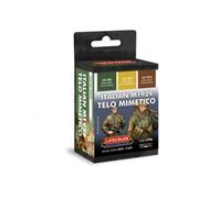 LIFECOLOR - Set Di Quadri Italian M1929 Telo Mimetico |lifecolor|ct06| 3 x 22 ml Modello Char Promo