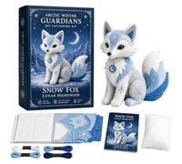 LIFECOSM 3D Arctic Winter Guardians DIY Patchwork Kit (Snow Fox)