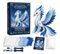 LIFECOSM 3D Arctic Winter Guardians DIY Patchwork Kit (Snow Phoenix)