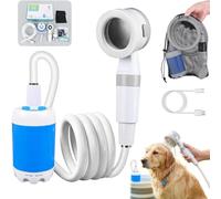 LIFECOSM Outdoor Camp Shower Pump,Portable Camping Shower Pump