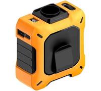 LIFECOSM Wearable Waist Fan & Power Bank with Desktop Stand,Portable Rechargeable Wearable Waist Fan,8000mAh 100 Speed Cooling Fans,Safe Waist Clip Design for Outdoor, Camping, Traveling (Orange)