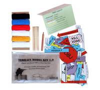 Lifefficient Products Terrain Model Kit, Platoon and Squad TMK, Army