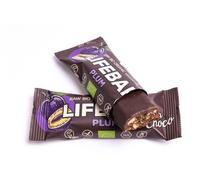 LifeFood - Barretta Lifebar InChoco alla prugna RAW, BIO, 40 g Certificato *CZ-BIO-002