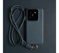 LIFEKA Custodia in pelle di lusso per Oneplus 13 12 10Pro 11R 9Pro 10T 12R con tracolla e cordino, blu navy, per OnePlus Ace 2